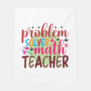 Couverture Polaire Enseignant Problème d'art Solveur Math Enseignant