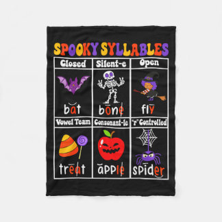Couverture Polaire Enseignement des Syllabes Effrayantes Professeur D