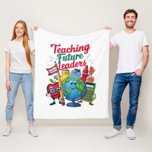 Couverture Polaire Enseignement Rétro Dirigeants Futurs Enseignant Éc