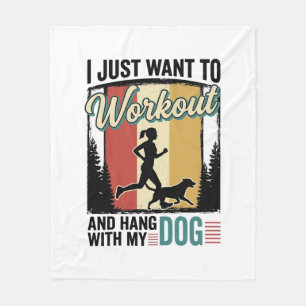 Couverture Polaire Entraînement avec mon chien Conception de maillot