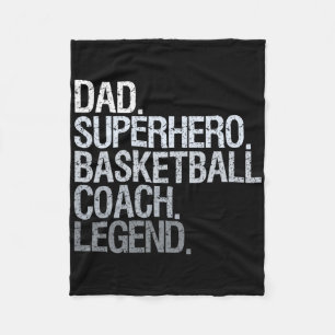 Couverture Polaire Entraîneur de basket papa 1