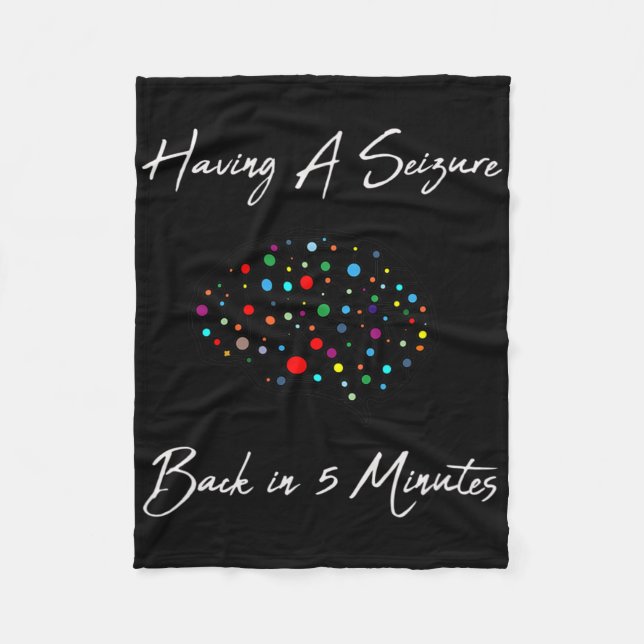 Couverture Polaire Epilepsy Awareness Having A Seizure  (Devant)