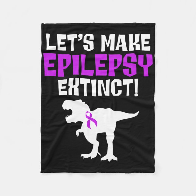 Couverture Polaire Epilepsy Awareness Make Epileptic Warrior Survivor (Devant)