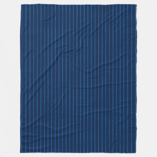 Couverture Polaire Épingles bleu marine