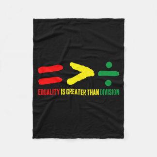 Couverture Polaire Equality Is Greater Than Division Math Teacher Bla