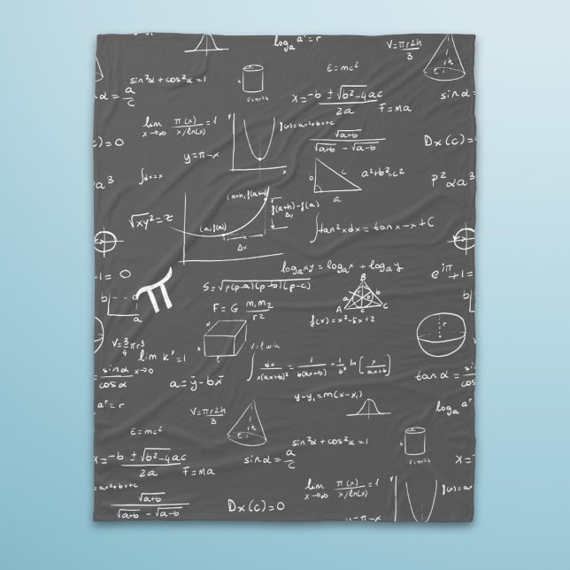 Couverture Polaire Équations mathématiques Formules algèbre Nerd (Créateur téléchargé)