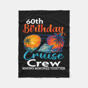 Couverture Polaire Équipage de croisière pour les 60 ans amis famille