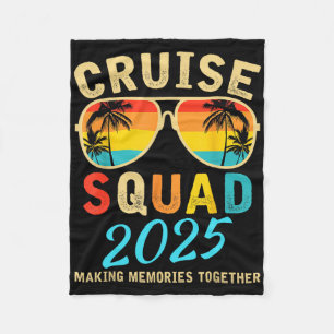 Couverture Polaire Équipe de croisière 2025 Famille de jumelage de va
