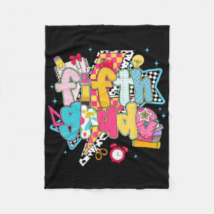 Couverture Polaire Équipe de rêve de 5e année Prépa Cadeau de rentrée
