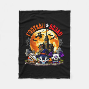 Couverture Polaire Équipe de soccer Halloween trois équipements d'hor