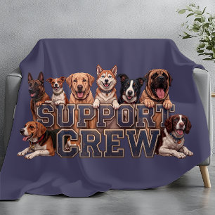 Couverture Polaire Équipe de soutien pour chiens Propriétaire multi-r