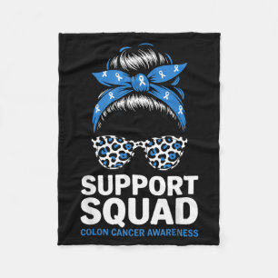 Couverture Polaire Équipe de soutien Ruban Chignon Désarçonné pour la