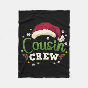 Couverture Polaire Équipe du cousin de Christma