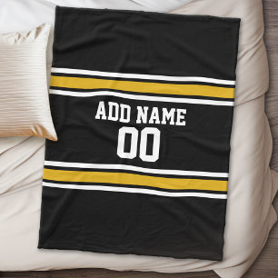 Couverture Polaire Équipe Jersey avec le nom et le nombre faits sur