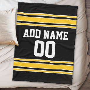 Couverture Polaire Équipe Jersey avec le nom et le nombre faits sur