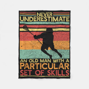 Couverture Polaire Équipe Lacrosse Papa Lacrosse Entraînement Retrait