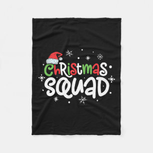 Couverture Polaire Escadron de Noël Père Noël Famille Correspondant P