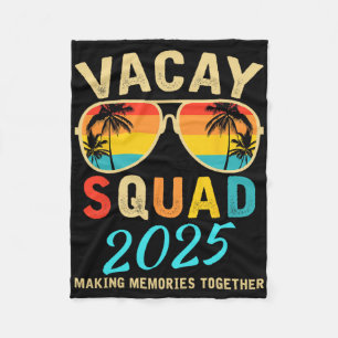 Couverture Polaire Escadron Vacay 2025 Vacances été Famille Amis Tr