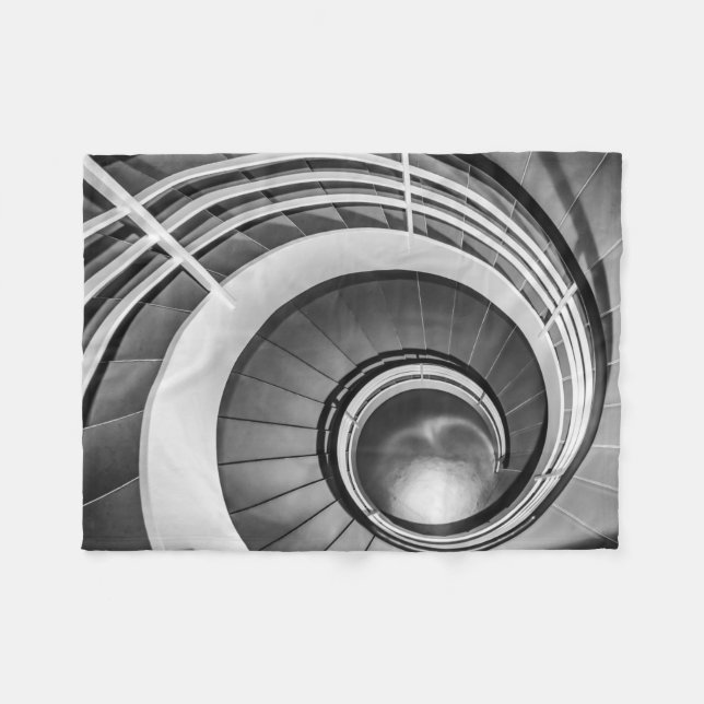 Couverture Polaire Escalier circulaire BW (Devant (Horizontal))