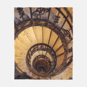 Couverture Polaire Escalier circulaire spirale escalier vieux bâtimen