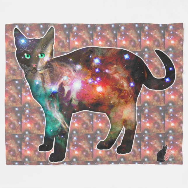 Couverture Polaire Espace De Démarrage En Chat (Devant (Horizontal))