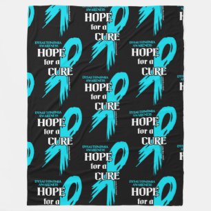 Couverture Polaire Espoir d'un Ruban Cure/Torn...Dysautonomia Fleece