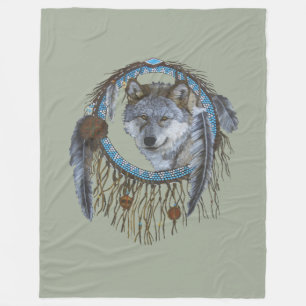 Couverture Polaire Esprit du loup