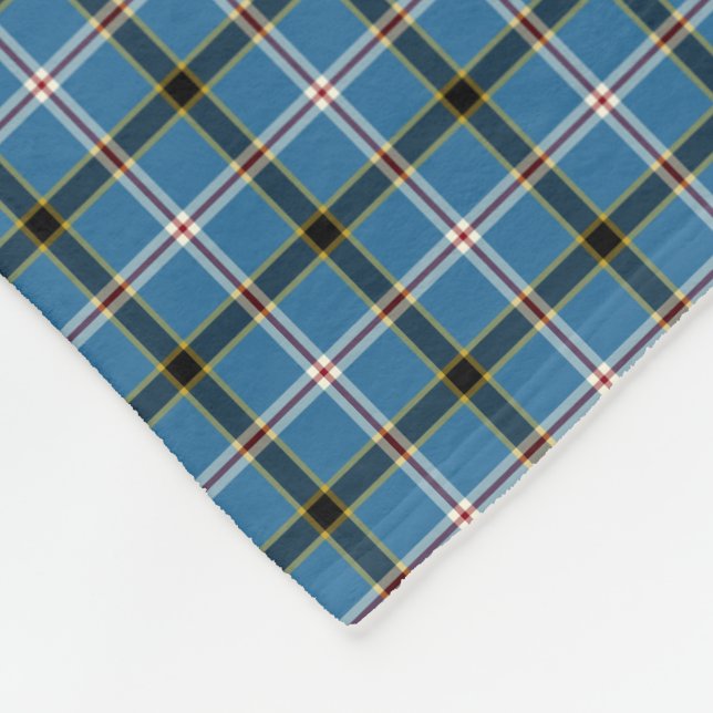 Couverture Polaire État de tartan de l'Oklahoma (Coin)