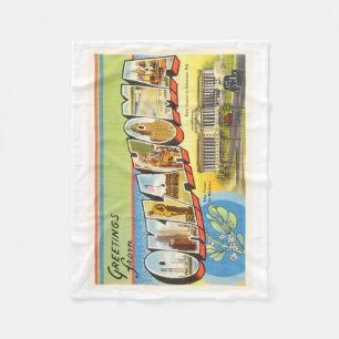 Couverture Polaire État souvenir CORRECT de Vintage voyage de