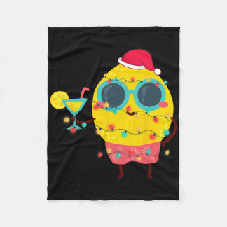 Couverture Polaire Été Hawaïen Tropical Noël Citron Drôle De Noël