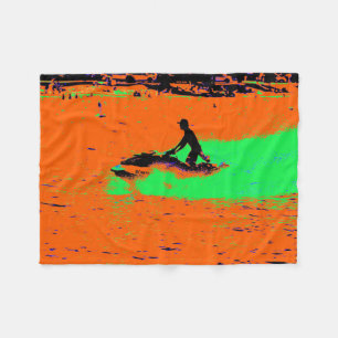Couverture Polaire Été - Jet Ski Fun