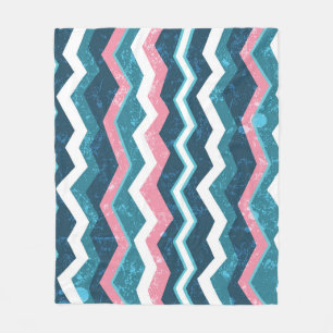 Couverture Polaire Ethnie tribale, motif homogène