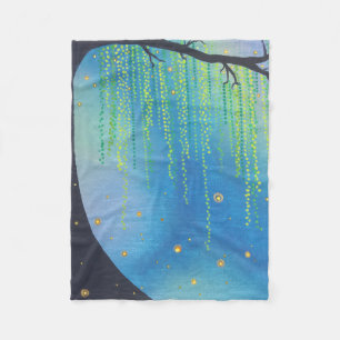 Couverture Polaire Étoiles de nuit et éclairs