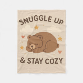 Couverture Polaire Étouffez et restez douillets 🥱 😴 Fleece Blanket