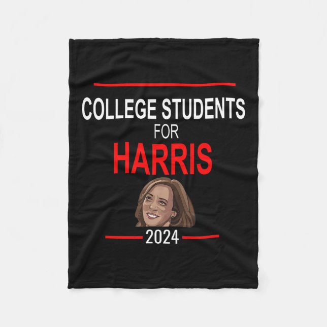 Couverture Polaire Étudiants Kamala Harris Présidente Kamala Élection (Devant)