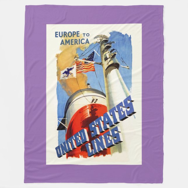Couverture Polaire Europe vers Amérique ~ États-Unis (Devant)