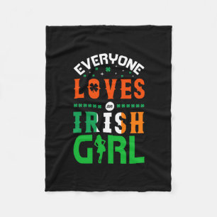 Couverture Polaire Everyone Loves An Irish Girl