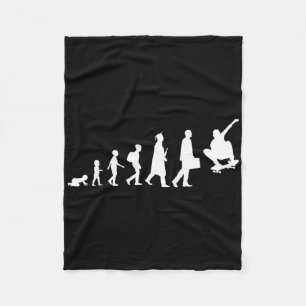 Couverture Polaire Évolution d'un skater planchiste skateboard