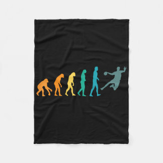 Couverture Polaire Évolution Handball Sport Drôle