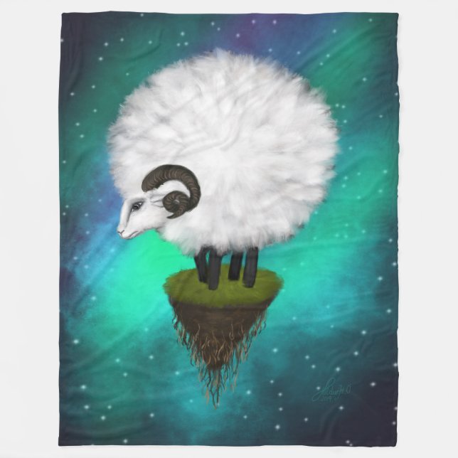 Couverture Polaire Ewe céleste : Le pâturage parmi les étoiles (Devant)