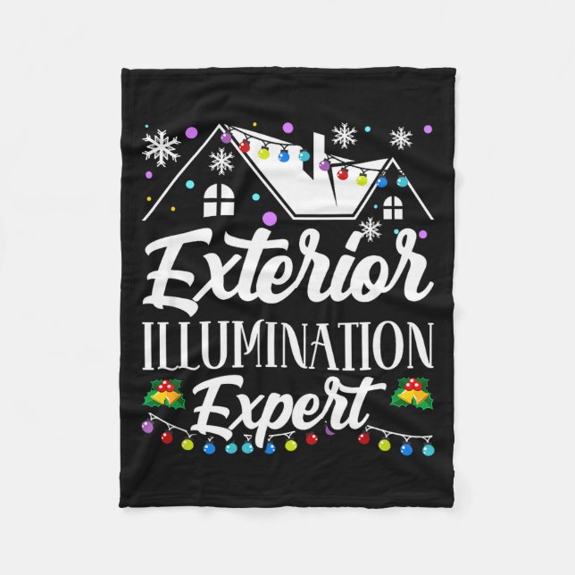 Couverture Polaire Exterior Illumination Expert Funny Christmas Decor (Devant)
