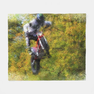Couverture Polaire Extreme Biker - Dirt Bike Rider