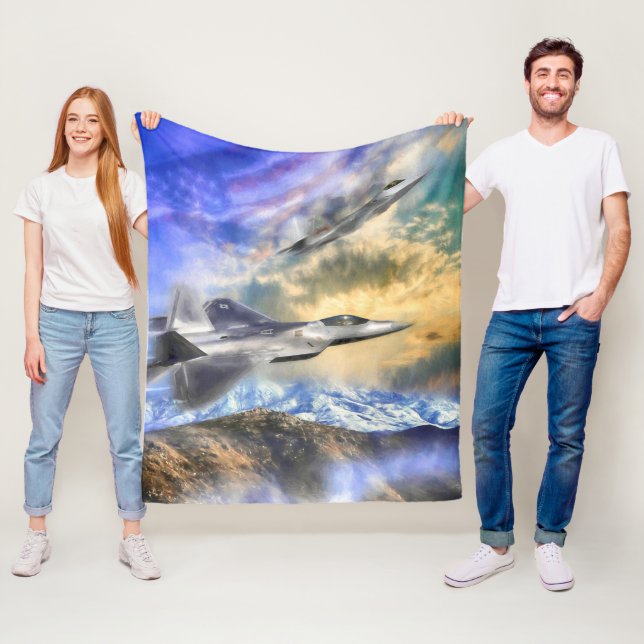 COUVERTURE POLAIRE F-22 RAPTEURS SUR L'AMÉRIQUE (En situation)