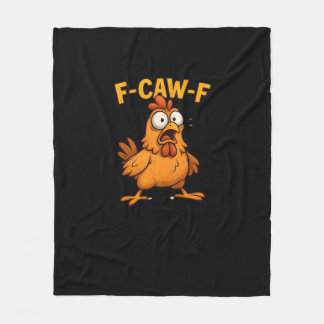 Couverture Polaire F Caw F Bird Lovers Pun Cool Unique Design