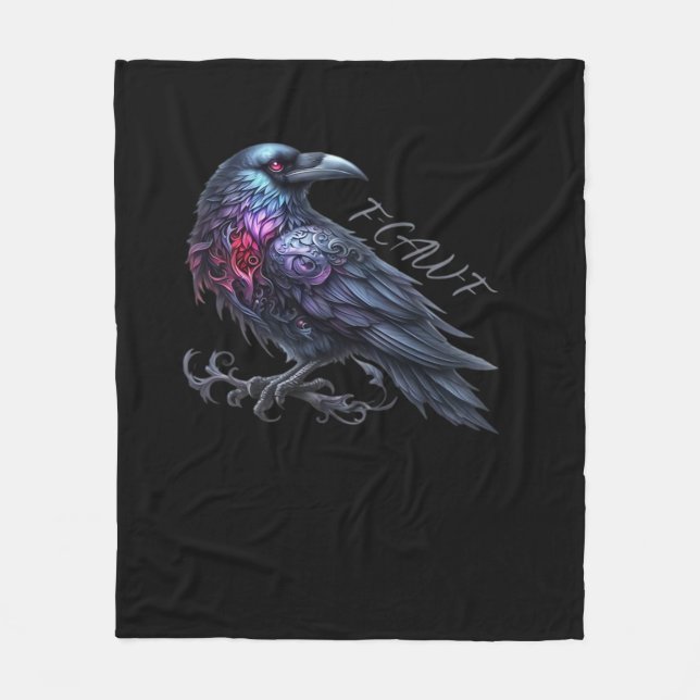 Couverture Polaire F-Caw-F Crow Classic Retro Style (Devant)