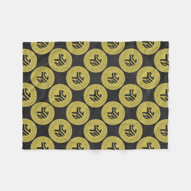 Couverture Polaire Fabriqué À New York (Devant (Horizontal))