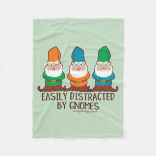 Couverture Polaire Facilement distrait par des gnomes