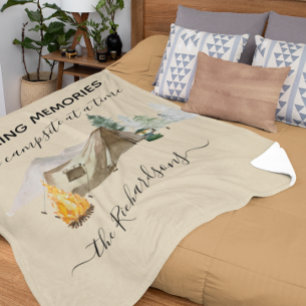 Couverture Polaire Faire des souvenirs un camping à la fois