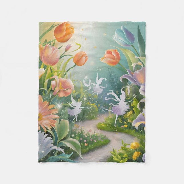 Couverture Polaire Fairy Garden Textiles (Devant)