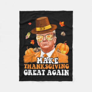 Couverture Polaire Faites de Thanksgiving une grande à nouveau automn